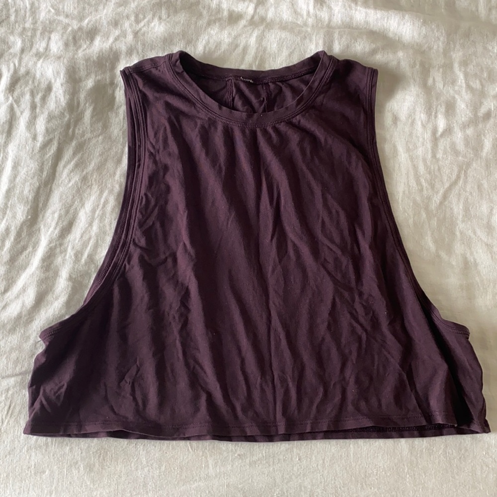 Lululemon Crop Muscle Tee